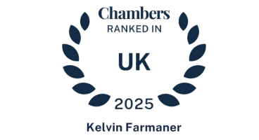 Chambers Ranked 2025 Kelvin Farmaner